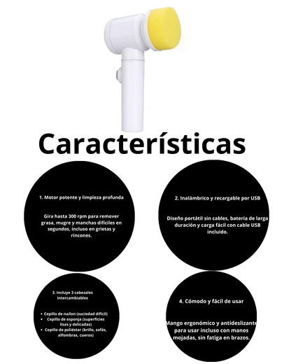 Cepillo Limpiador Eléctrico